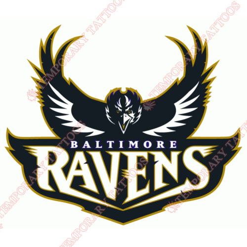 Baltimore Ravens Customize Temporary Tattoos Stickers NO.420